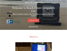 Tablet Screenshot of beachfrontcomputers.us